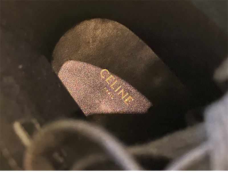 셀린느 셀린느 벌키 레이스업 부츠 샤이니 불스킨 블랙 레플리카 13번 이미지 - 신발 | 세미샵 레플리카 사이트