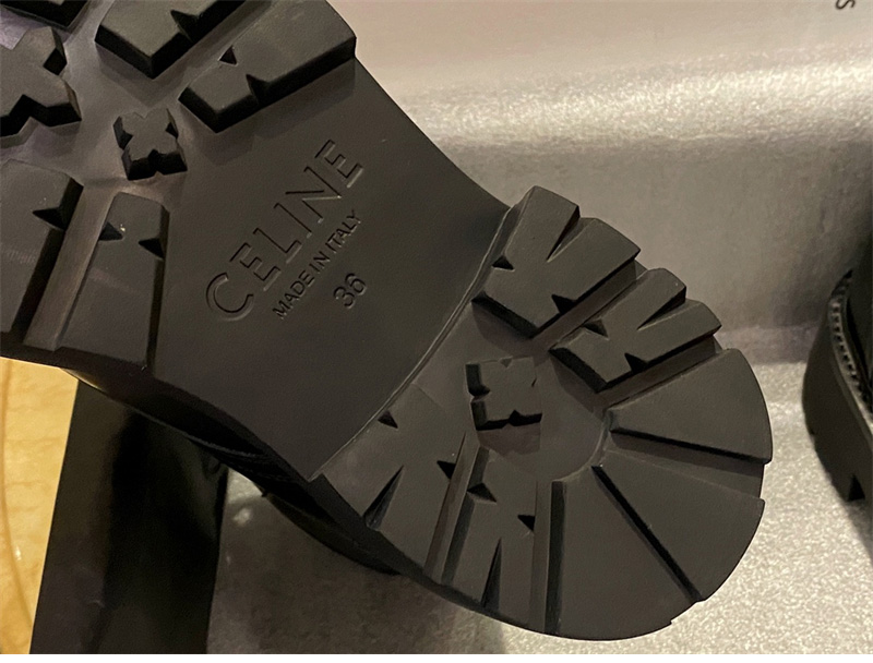 셀린느 셀린느 벌키 레이스업 부츠 샤이니 불스킨 블랙 레플리카 10번 이미지 - 신발 | 세미샵 레플리카 사이트