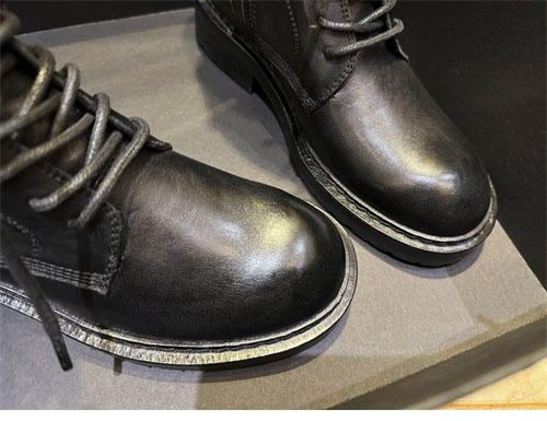 앤드뮐미스터 사이드 집업 레이스업 부츠 - 상세 이미지