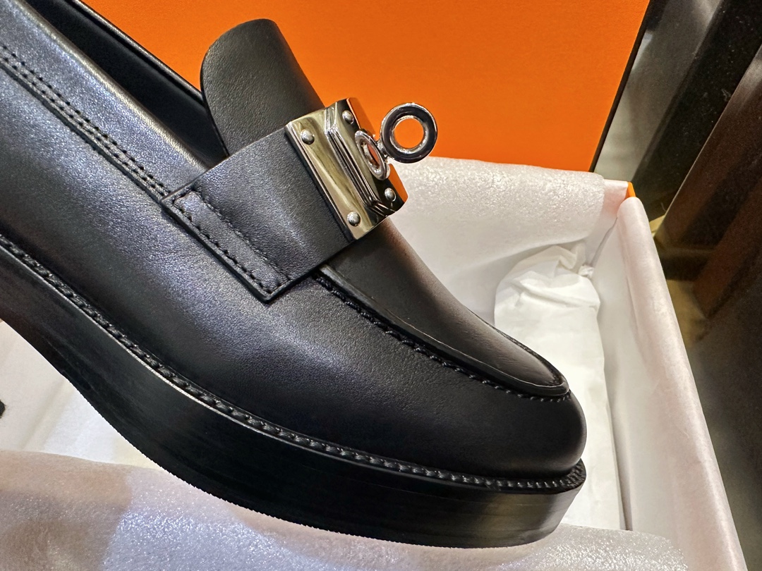 에르메스 오버사이즈 KELLY 버클 핫 로퍼 “35SIZE – 40SIZE” - 상세 이미지