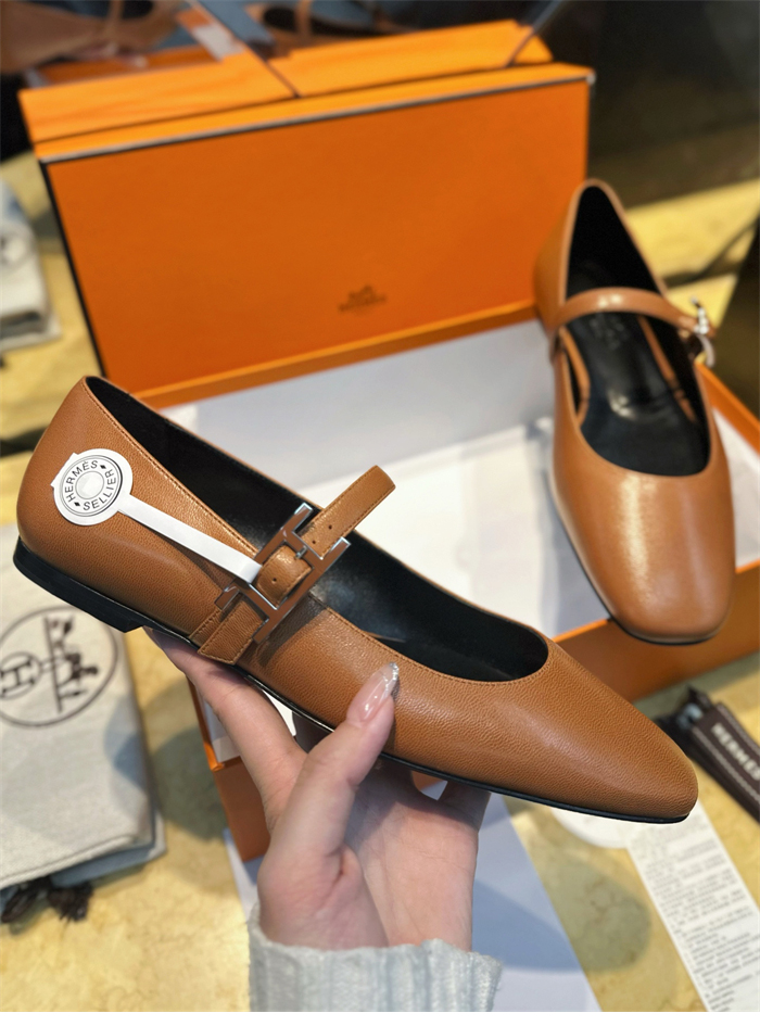 Hermes 에르메스 제인 발레플랫 슈즈 레플리카 7번 이미지 - 신발 | 세미샵 레플리카 사이트