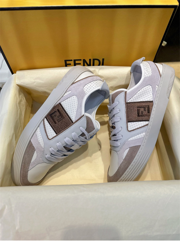 Fendi 펜디 스텝 레더 남성 스니커즈 레플리카 6번 이미지 - 신발 | 세미샵 레플리카 사이트