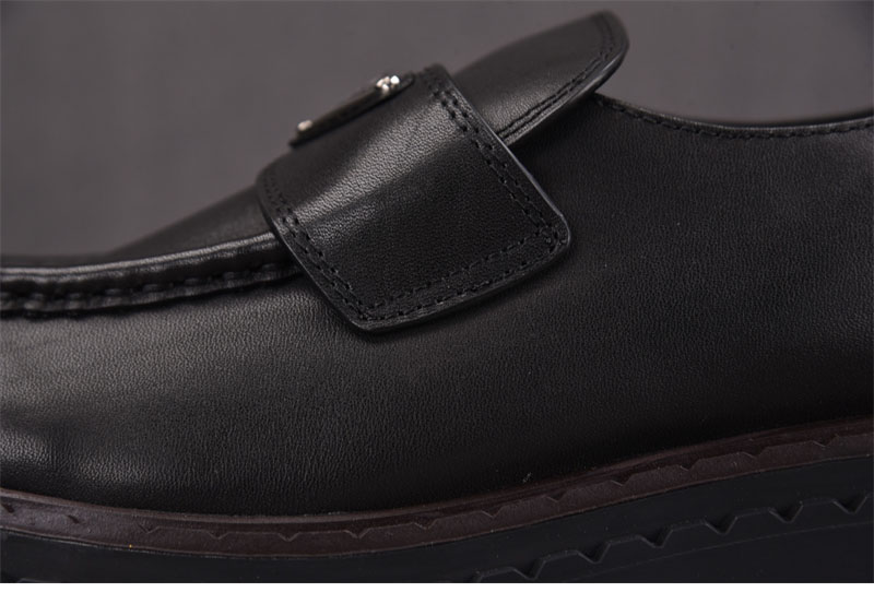 P R A D A 프라다 브러쉬드 레더 러버 솔 로퍼 레플리카 9번 이미지 - 신발 | 세미샵 레플리카 사이트