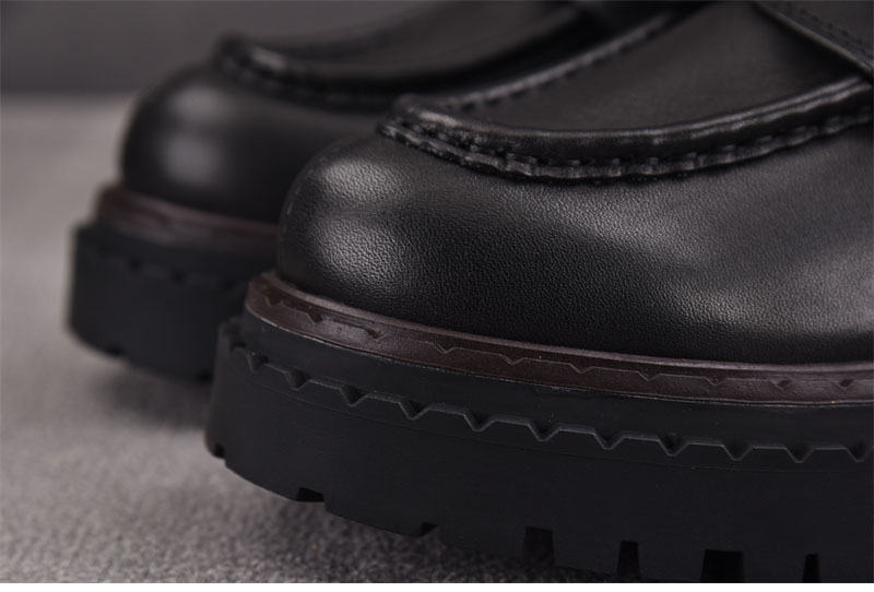 P R A D A 프라다 브러쉬드 레더 러버 솔 로퍼 레플리카 10번 이미지 - 신발 | 세미샵 레플리카 사이트