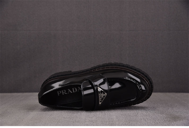 P R A D A 프라다 브러쉬드 페이턴트 러버 솔 로퍼 레플리카 6번 이미지 - 신발 | 세미샵 레플리카 사이트