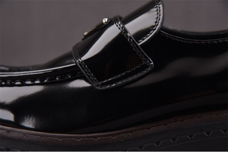 P R A D A 프라다 브러쉬드 페이턴트 러버 솔 로퍼 레플리카 10번 이미지 - 신발 | 세미샵 레플리카 사이트