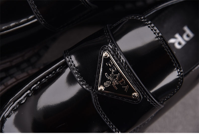 P R A D A 프라다 브러쉬드 페이턴트 러버 솔 로퍼 레플리카 14번 이미지 - 신발 | 세미샵 레플리카 사이트