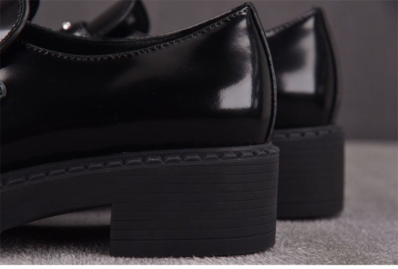 P R A D A 프라다 초콜릿 브러쉬드 페이턴트 로퍼 레플리카 7번 이미지 - 신발 | 세미샵 레플리카 사이트