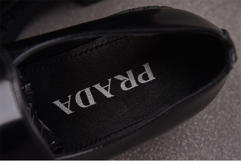 P R A D A 프라다 초콜릿 브러쉬드 페이턴트 로퍼 레플리카 9번 이미지 - 신발 | 세미샵 레플리카 사이트