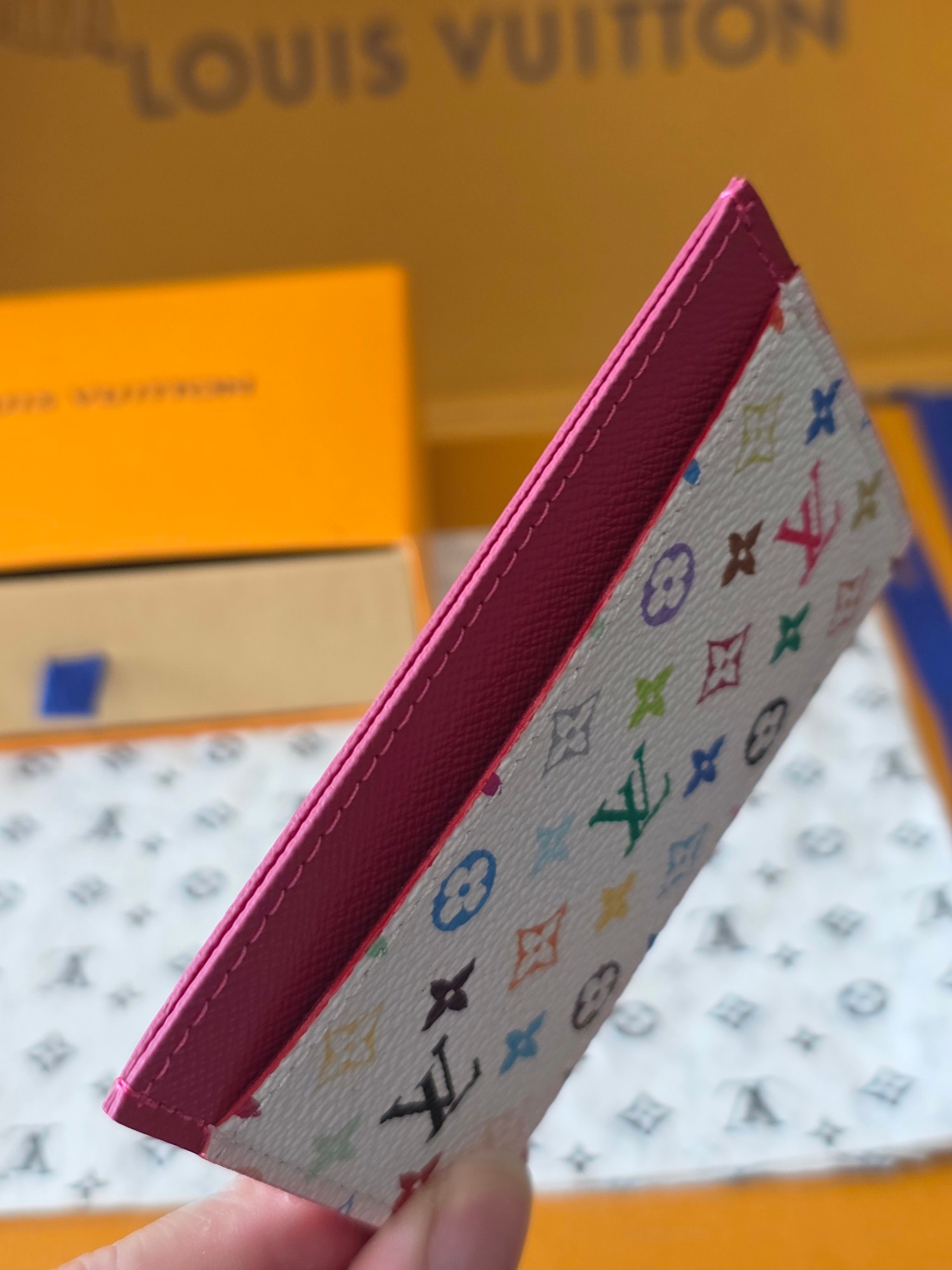 Louis Vuitton 루이비통 포르트 카르트 심플 모노그램 멀티컬러 레플리카 5번 이미지 - 지갑 | 세미샵 레플리카 사이트