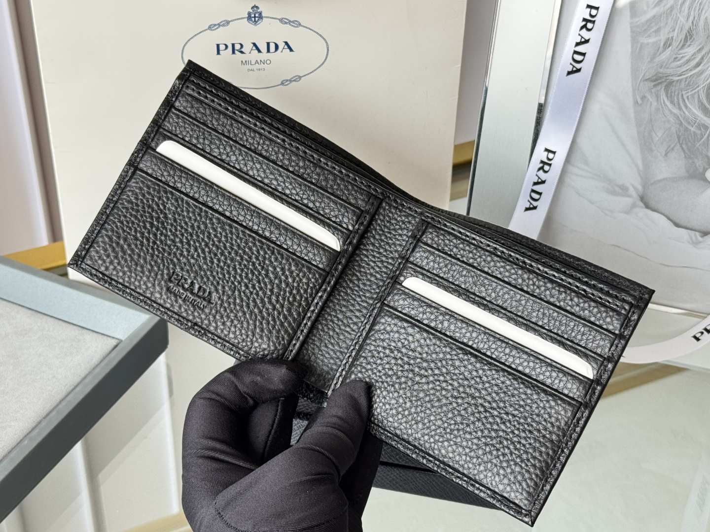 프라다 프라다 비텔로 다이노 반지갑 레플리카 26번 이미지 - 지갑 | 세미샵 레플리카 사이트