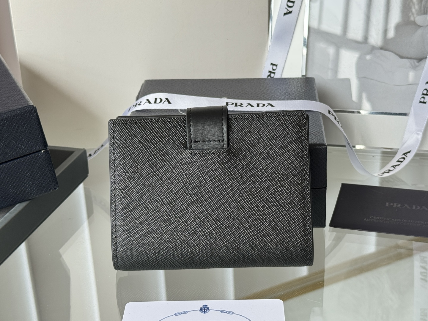 프라다 프라다 사피아노 레더 월릿 레플리카 4번 이미지 - 지갑 | 세미샵 레플리카 사이트