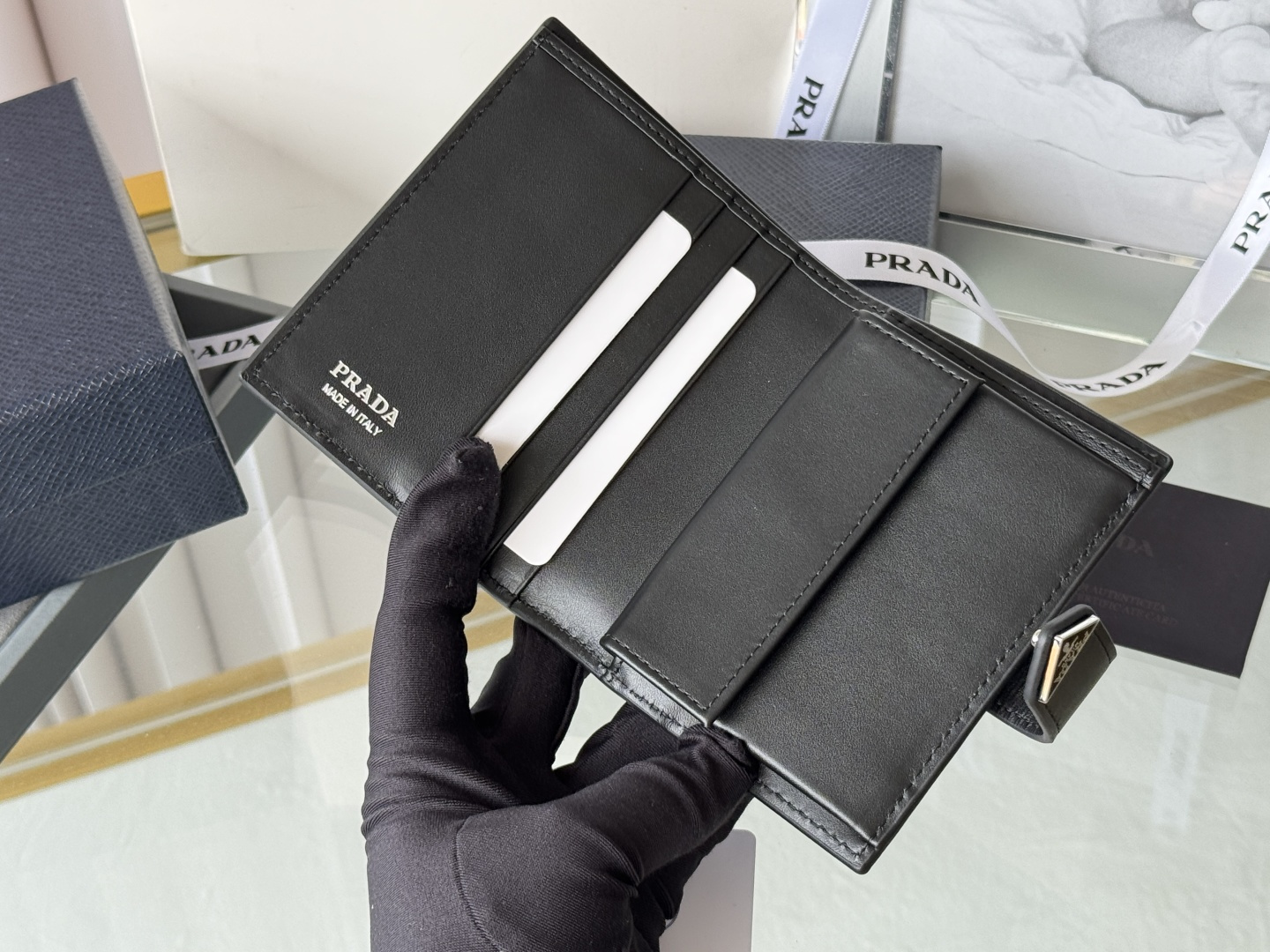 프라다 프라다 사피아노 레더 월릿 레플리카 37번 이미지 - 지갑 | 세미샵 레플리카 사이트