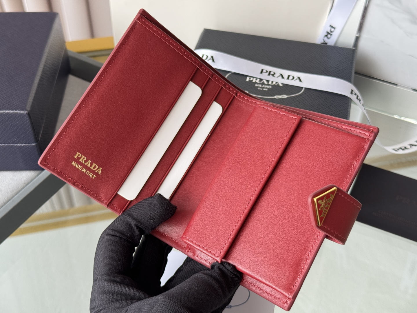 프라다 프라다 사피아노 레더 월릿 레플리카 42번 이미지 - 지갑 | 세미샵 레플리카 사이트
