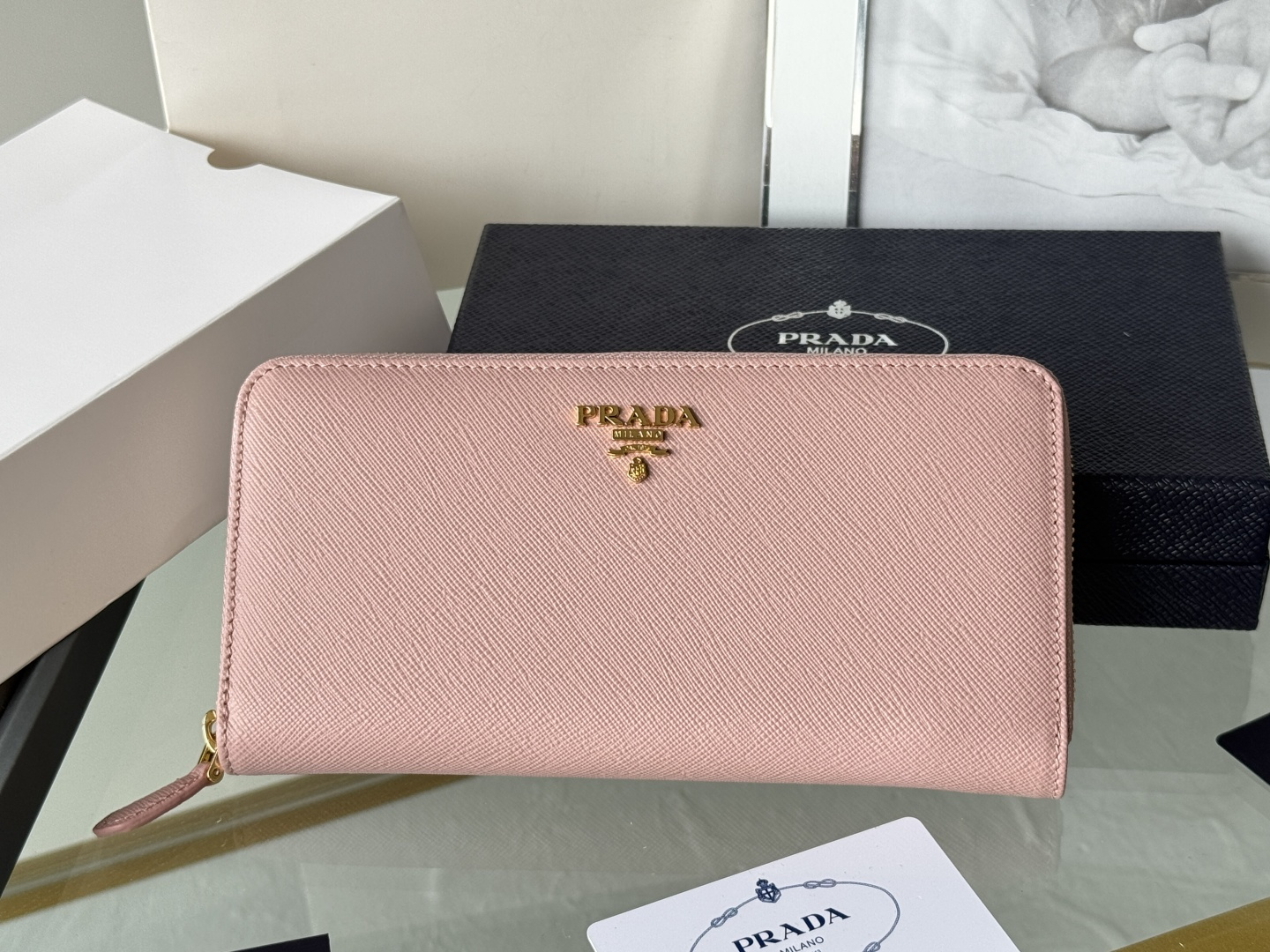 프라다 프라다 사피아노 지퍼 어라운드 레플리카 3번 이미지 - 지갑 | 세미샵 레플리카 사이트