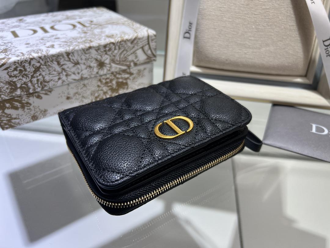 D I O R Dior Caro Compact Zipped Wallet 레플리카 3번 이미지 - 지갑 | 세미샵 레플리카 사이트