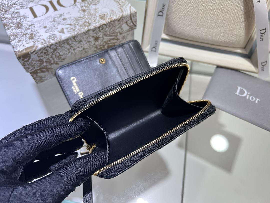 D I O R Dior Caro Compact Zipped Wallet 레플리카 6번 이미지 - 지갑 | 세미샵 레플리카 사이트