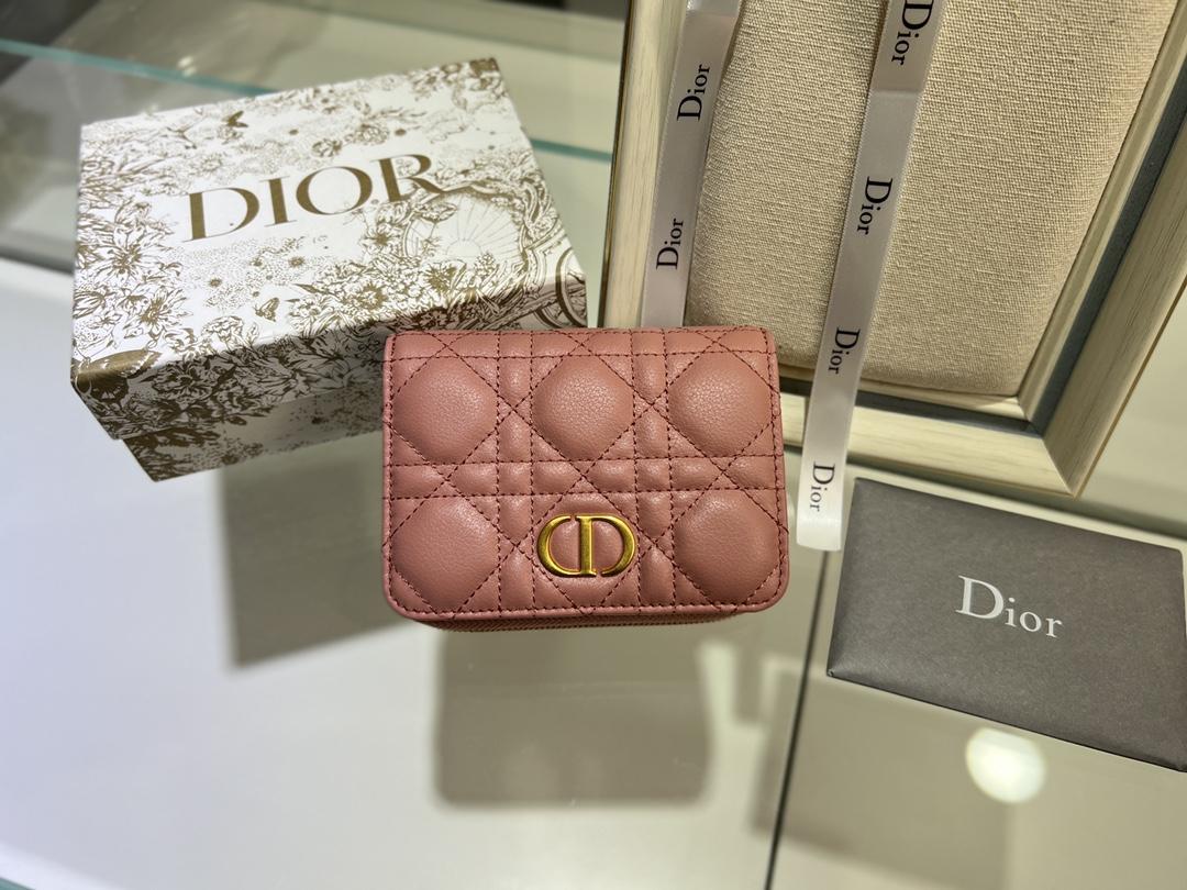 D I O R Dior Caro Compact Zipped Wallet 레플리카 7번 이미지 - 지갑 | 세미샵 레플리카 사이트