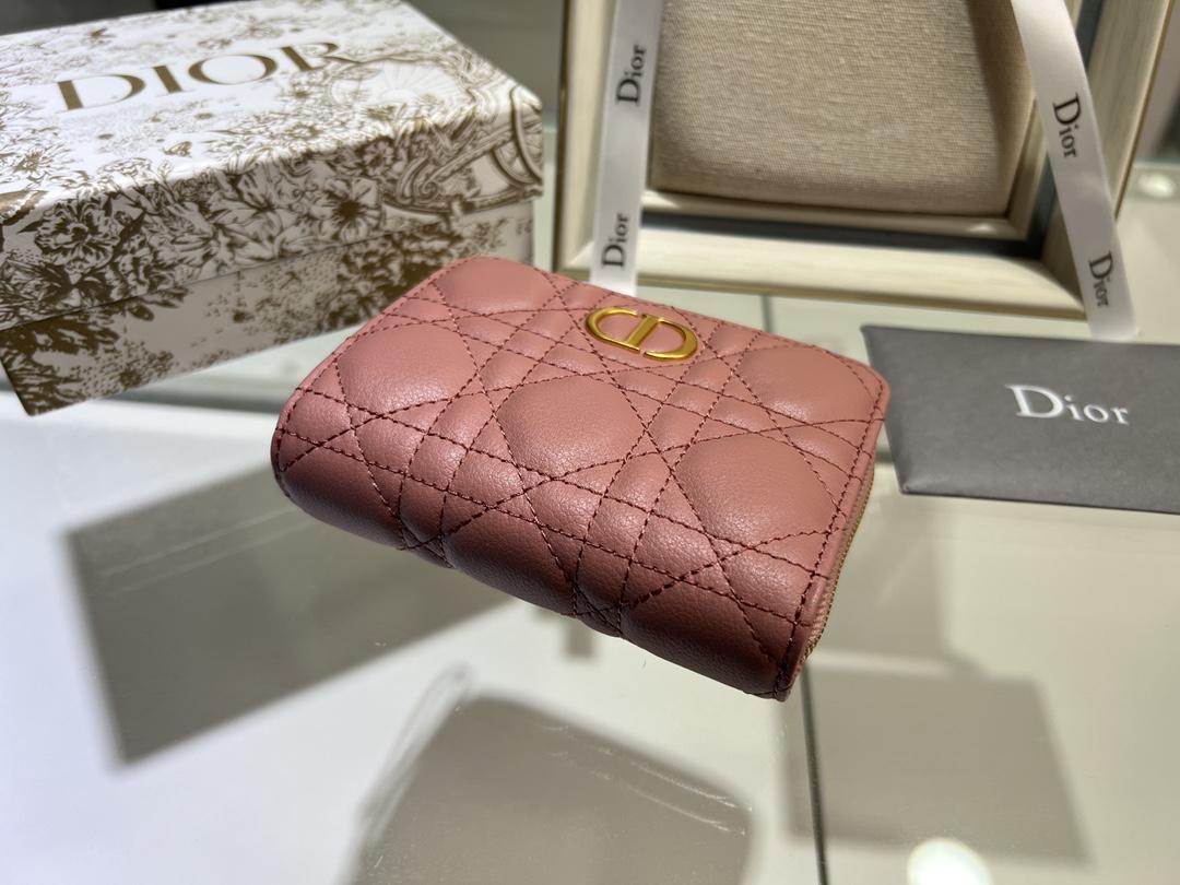 D I O R Dior Caro Compact Zipped Wallet 레플리카 9번 이미지 - 지갑 | 세미샵 레플리카 사이트
