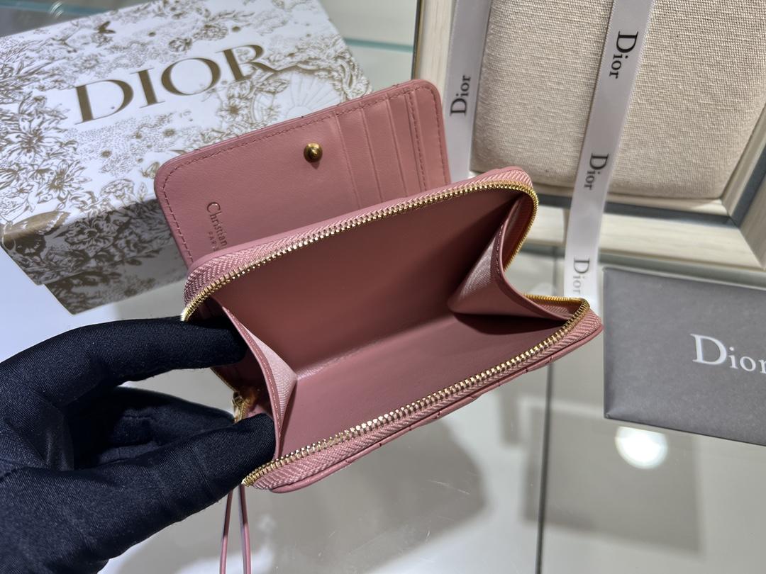 D I O R Dior Caro Compact Zipped Wallet 레플리카 12번 이미지 - 지갑 | 세미샵 레플리카 사이트