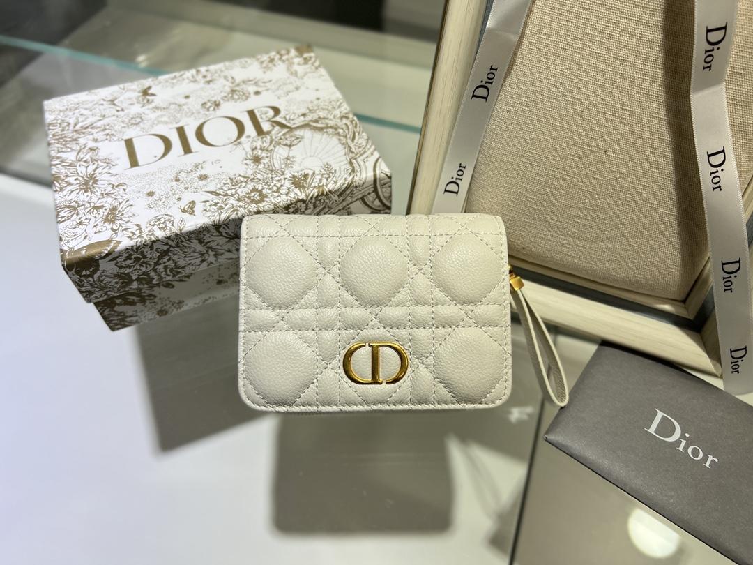 D I O R Dior Caro Compact Zipped Wallet 레플리카 13번 이미지 - 지갑 | 세미샵 레플리카 사이트