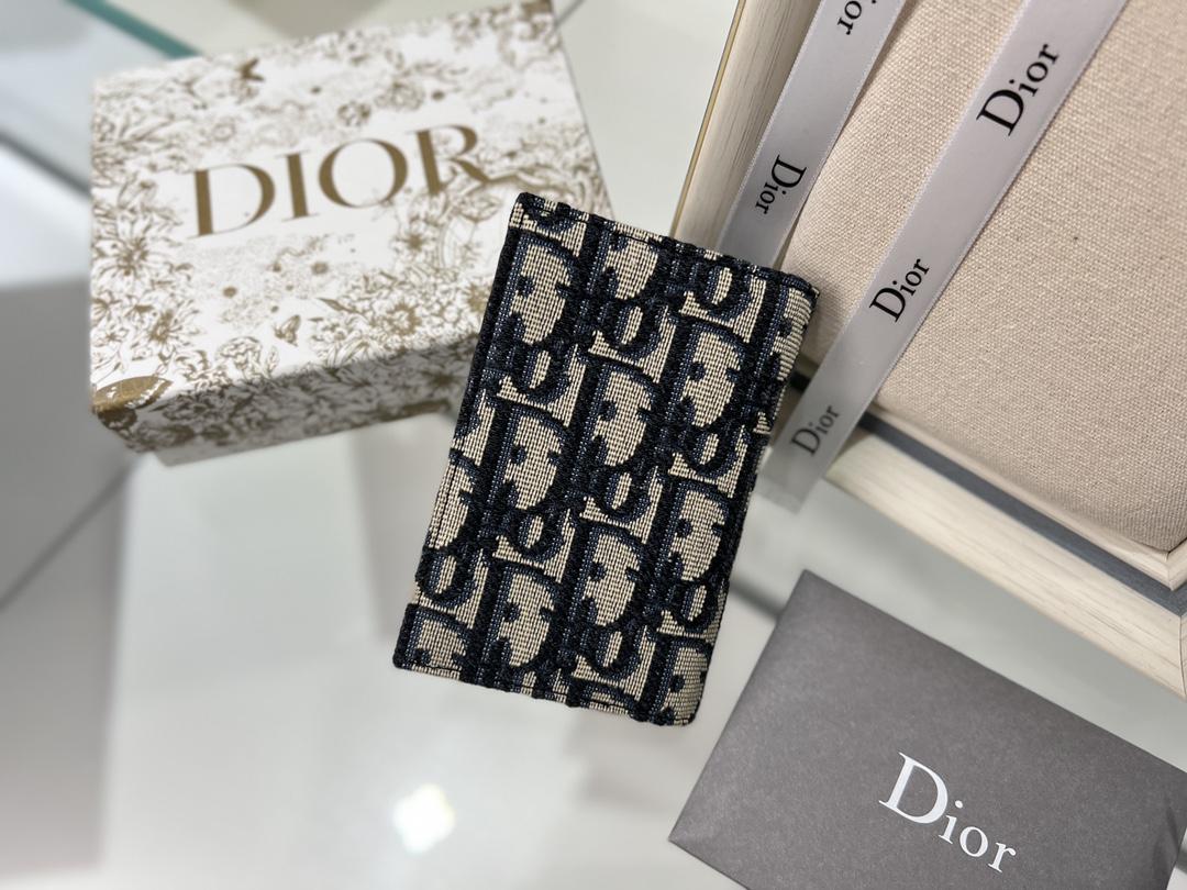 D I O R Dior Fold Card Holder 레플리카 8번 이미지 - 지갑 | 세미샵 레플리카 사이트