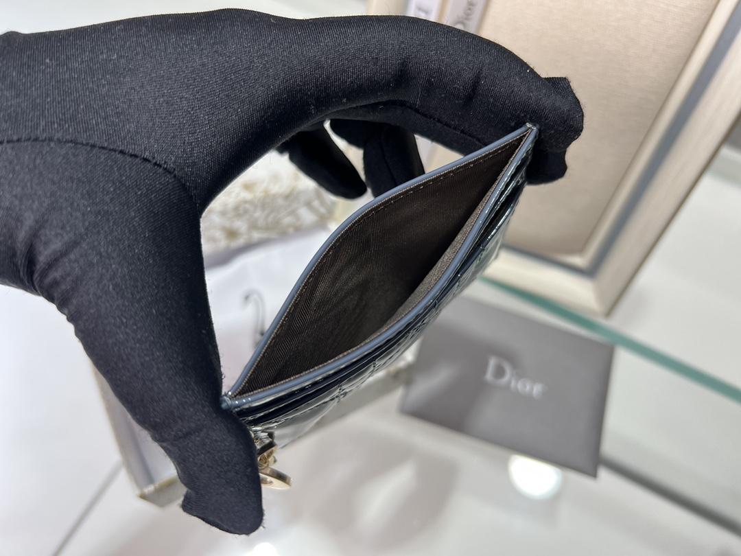 D I O R Dior Lady Patent Cannage Card Holder 레플리카 5번 이미지 - 지갑 | 세미샵 레플리카 사이트