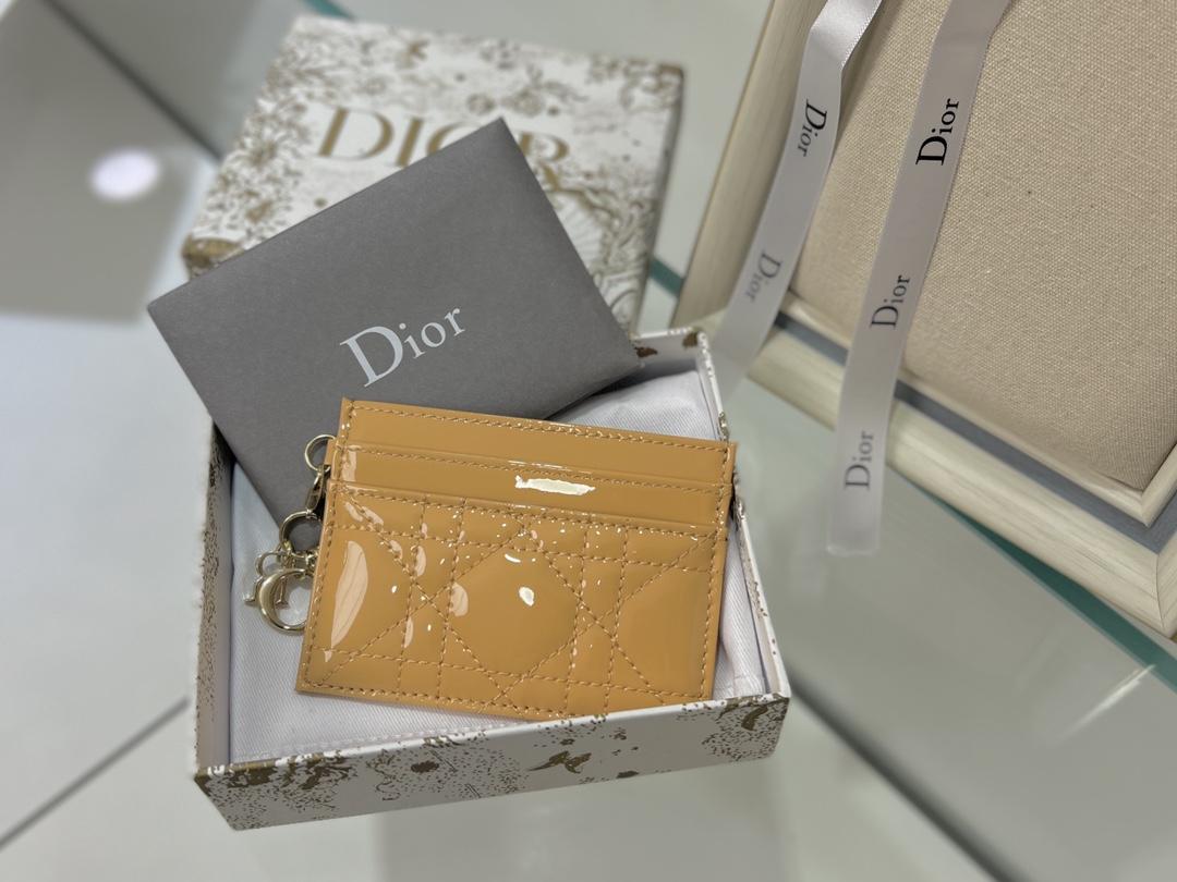 D I O R Dior Lady Patent Cannage Card Holder 레플리카 6번 이미지 - 지갑 | 세미샵 레플리카 사이트
