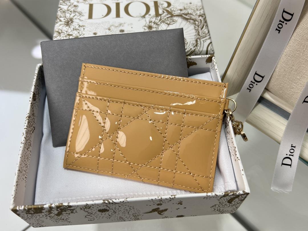 D I O R Dior Lady Patent Cannage Card Holder 레플리카 7번 이미지 - 지갑 | 세미샵 레플리카 사이트