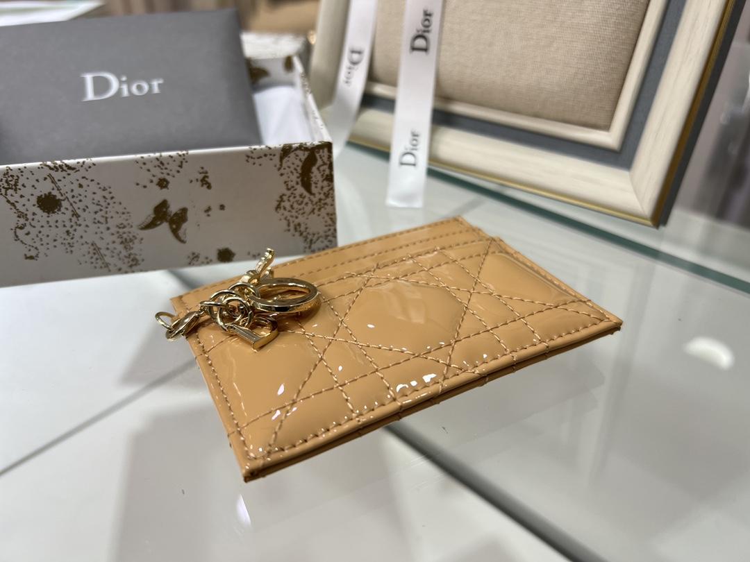 D I O R Dior Lady Patent Cannage Card Holder 레플리카 8번 이미지 - 지갑 | 세미샵 레플리카 사이트