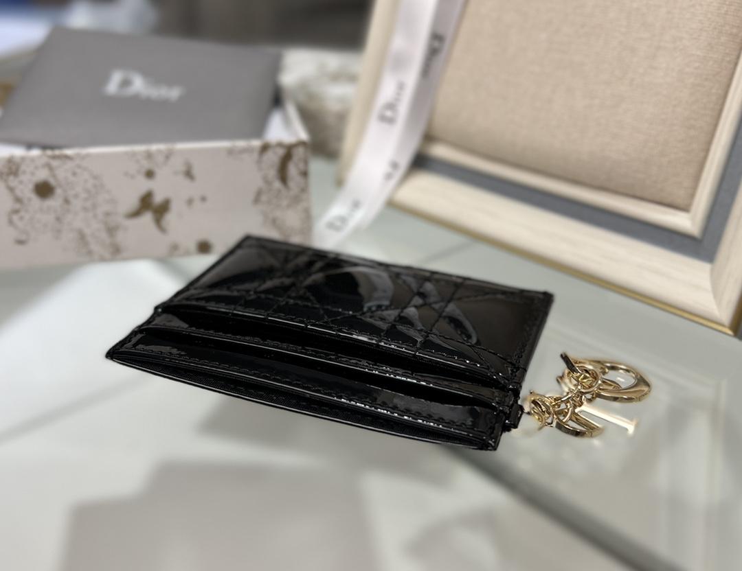 D I O R Dior Lady Patent Cannage Card Holder 레플리카 14번 이미지 - 지갑 | 세미샵 레플리카 사이트