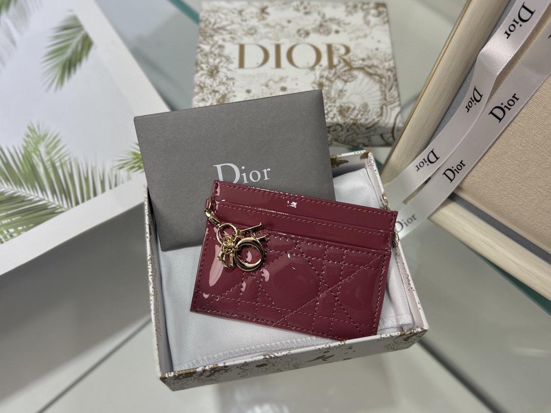 D I O R Dior Lady Patent Cannage Card Holder 레플리카 16번 이미지 - 지갑 | 세미샵 레플리카 사이트
