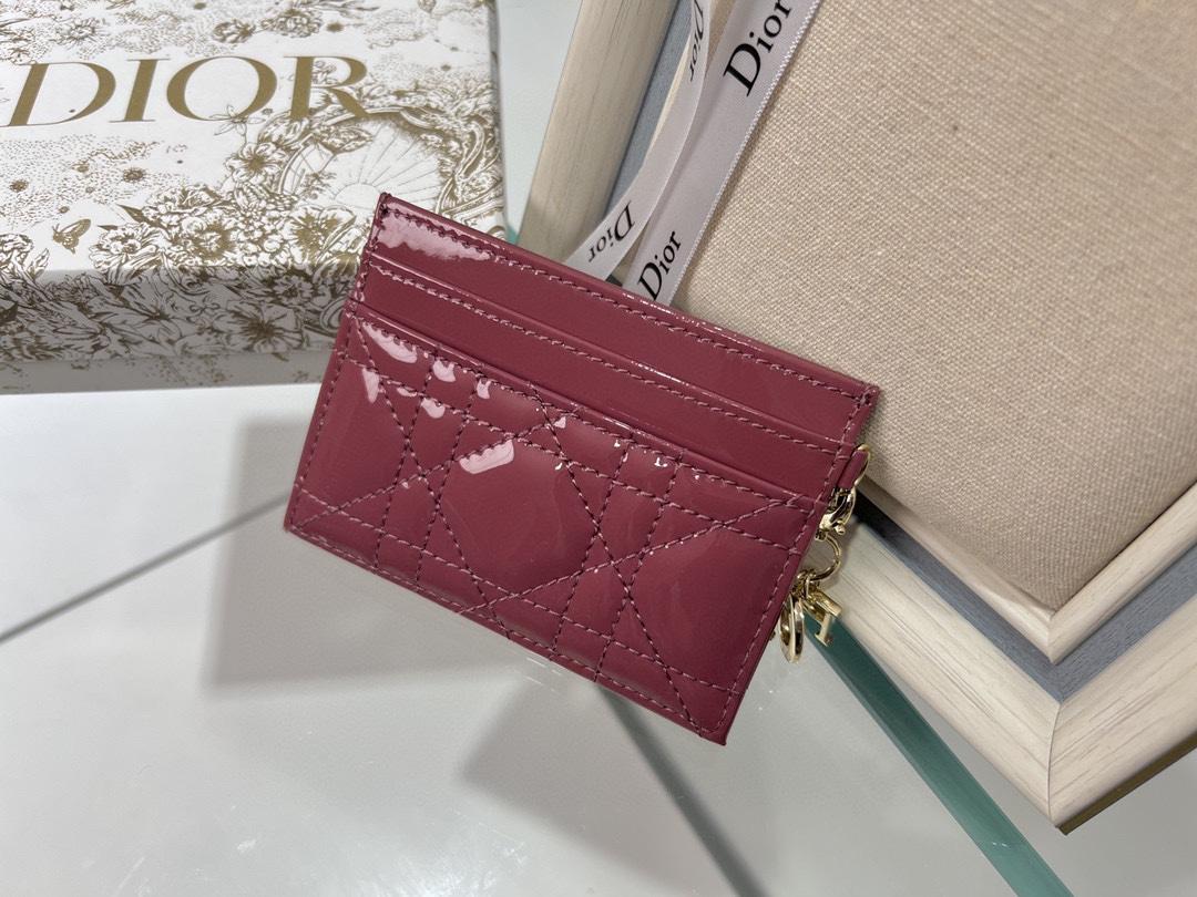 D I O R Dior Lady Patent Cannage Card Holder 레플리카 17번 이미지 - 지갑 | 세미샵 레플리카 사이트