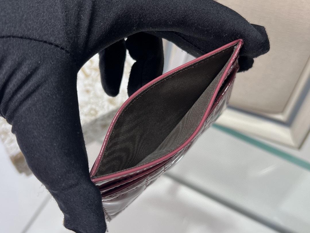 D I O R Dior Lady Patent Cannage Card Holder 레플리카 20번 이미지 - 지갑 | 세미샵 레플리카 사이트