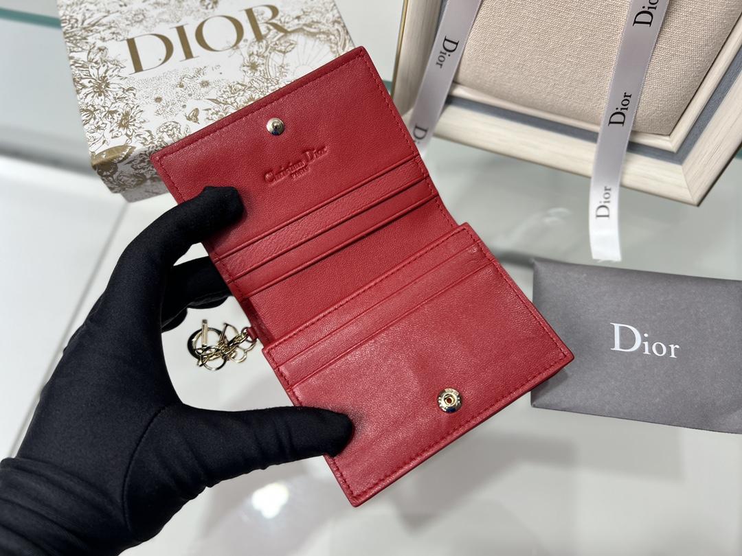 D I O R Dior Mini Lady Wallet Cannage 레플리카 10번 이미지 - 지갑 | 세미샵 레플리카 사이트