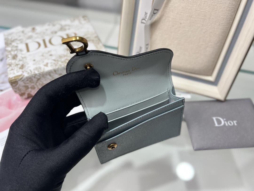 D I O R Dior Saddle Flap Card Holder 레플리카 14번 이미지 - 지갑 | 세미샵 레플리카 사이트