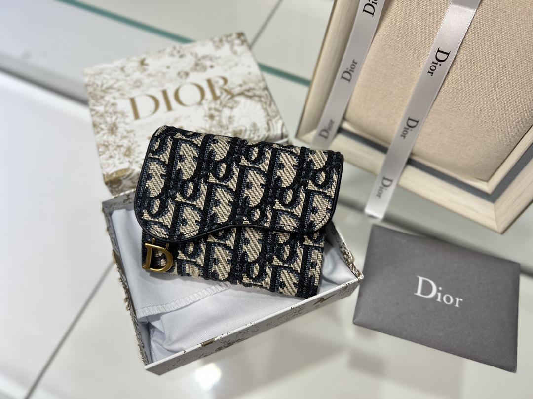 D I O R Dior Saddle Lotus Oblique Wallet 레플리카 1번 이미지 - 지갑 | 세미샵 레플리카 사이트