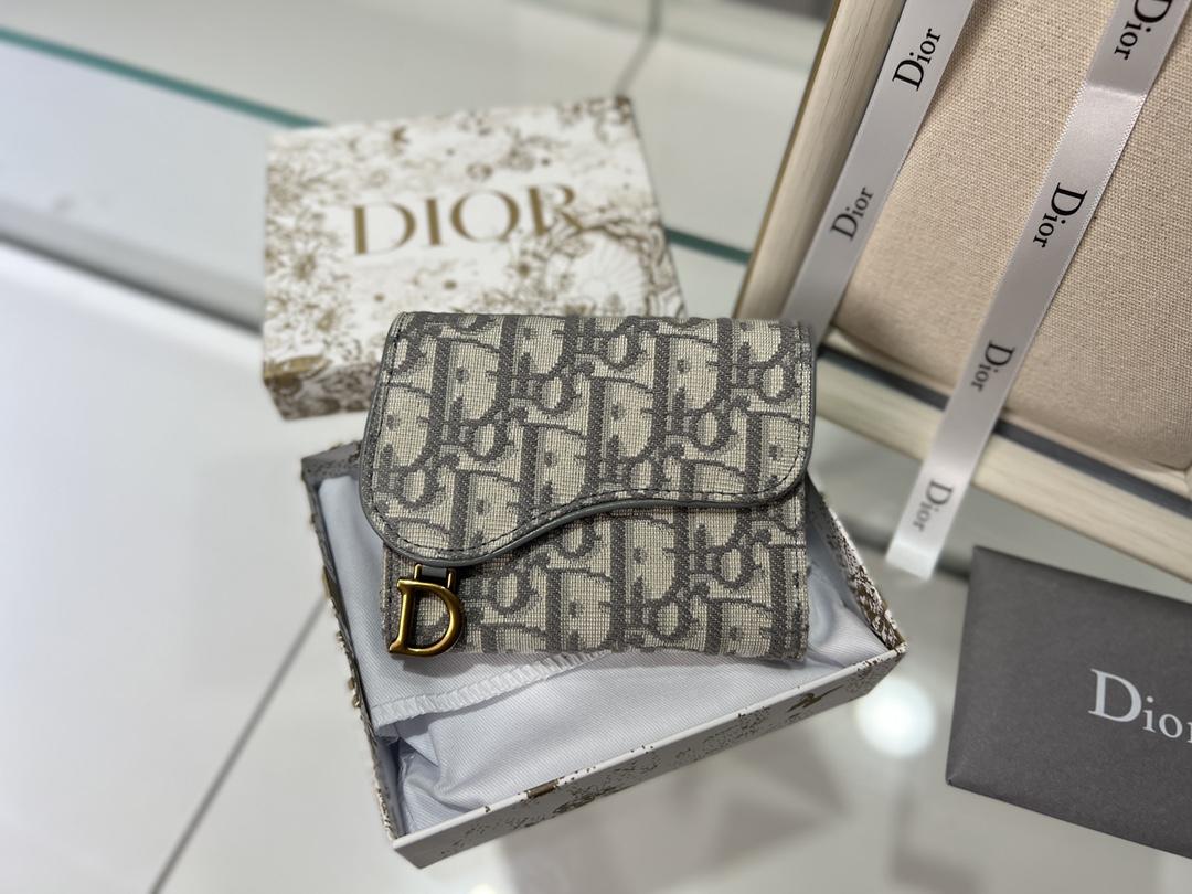 D I O R Dior Saddle Lotus Oblique Wallet 레플리카 6번 이미지 - 지갑 | 세미샵 레플리카 사이트