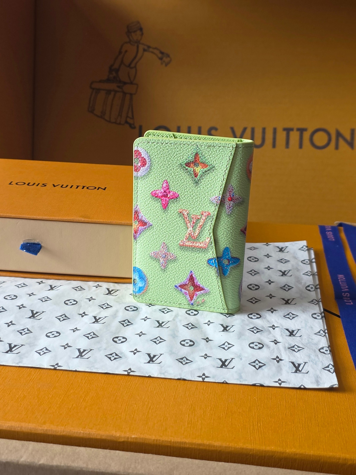 Louis Vuitton 루이비통 포켓 오거나이저 모노그램 크래커 피스타치오 레플리카 2번 이미지 - 지갑 | 세미샵 레플리카 사이트