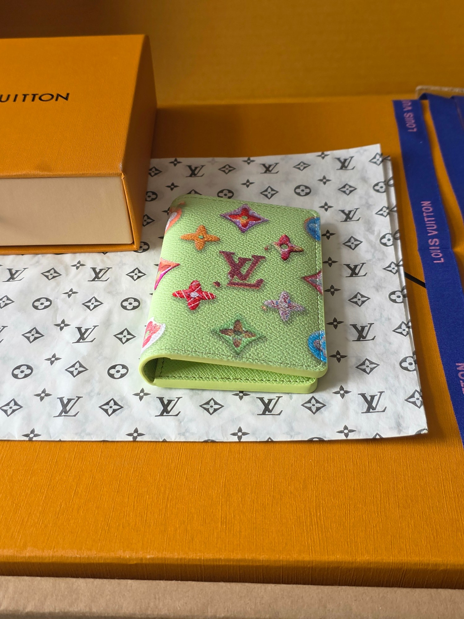 Louis Vuitton 루이비통 포켓 오거나이저 모노그램 크래커 피스타치오 레플리카 3번 이미지 - 지갑 | 세미샵 레플리카 사이트