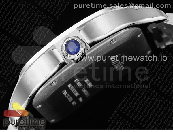 Cartier AF공장 까르띠에 산토스 라지 브라운다이얼 브레이슬릿 Santos de Cartier 40mm SS AF 1_1 Best Edition Brown Dial on SS SmartLinks Bracelet MIYOTA 9015 레플리카 8번 이미지 - 시계 | 세미샵 레플리카 사이트