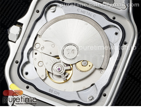 Cartier AF공장 까르띠에 산토스 라지 브라운다이얼 브레이슬릿 Santos de Cartier 40mm SS AF 1_1 Best Edition Brown Dial on SS SmartLinks Bracelet MIYOTA 9015 레플리카 16번 이미지 - 시계 | 세미샵 레플리카 사이트