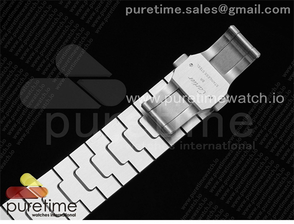 Cartier AF공장 까르띠에 산토스 라지 브라운다이얼 브레이슬릿 Santos de Cartier 40mm SS AF 1_1 Best Edition Brown Dial on SS SmartLinks Bracelet MIYOTA 9015 레플리카 29번 이미지 - 시계 | 세미샵 레플리카 사이트