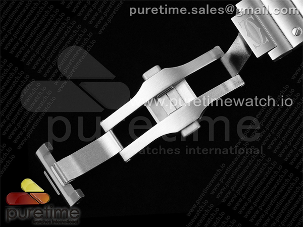 Cartier AF공장 까르띠에 산토스 라지 브라운다이얼 브레이슬릿 Santos de Cartier 40mm SS AF 1_1 Best Edition Brown Dial on SS SmartLinks Bracelet MIYOTA 9015 레플리카 30번 이미지 - 시계 | 세미샵 레플리카 사이트