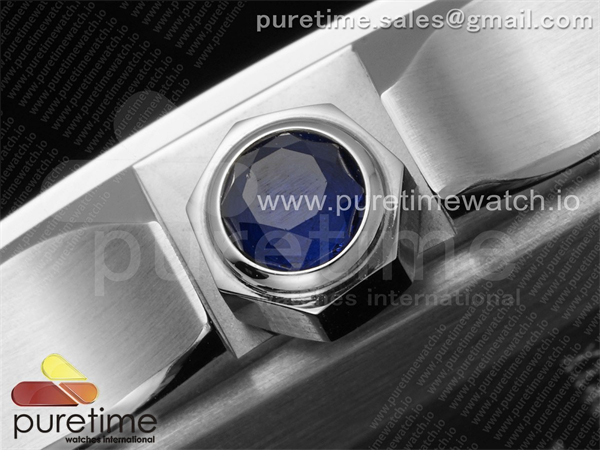 Cartier AF공장 까르띠에 산토스 미디움 그레이다이얼 브레이슬릿 Santos de Cartier 35mm SS AF 1_1 Best Edition Gray Dial on SS SmartLinks Bracelet MIYOTA 9015 _ 레플리카 9번 이미지 - 시계 | 세미샵 레플리카 사이트