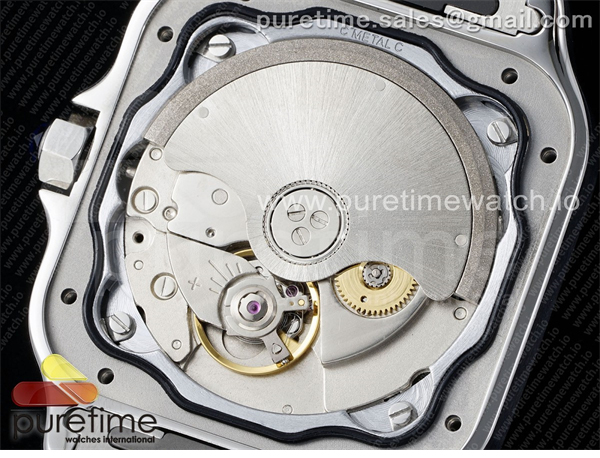 Cartier AF공장 까르띠에 산토스 미디움 브라운다이얼 브레이슬릿 Santos de Cartier 35mm SS AF 1_1 Best Edition Brown Dial on SS SmartLinks Bracelet MIYOTA 9015 레플리카 16번 이미지 - 시계 | 세미샵 레플리카 사이트