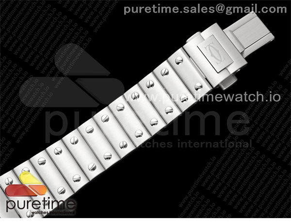 Cartier BV공장 까르띠에 산토스 2018 미디움 스틸 브라운다이얼 스마트링크브레이슬릿 Santos de Cartier 35mm SS BVF 1_1 Best Edition Brown Dial on SS SmartLinks Bracelet MIYOTA 9015 _ 레플리카 28번 이미지 - 시계 | 세미샵 레플리카 사이트