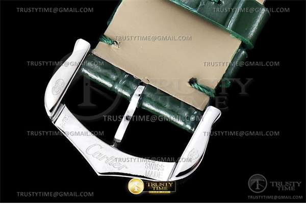 Cartier DR공장 까르띠에 탱크 머스트 라지 그린다이얼 악어스트랩 Cartier Tank Must SS_LE Green DRF Swiss Qtz 레플리카 8번 이미지 - 시계 | 세미샵 레플리카 사이트