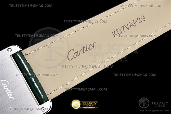 Cartier DR공장 까르띠에 탱크 머스트 라지 그린다이얼 악어스트랩 Cartier Tank Must SS_LE Green DRF Swiss Qtz 레플리카 10번 이미지 - 시계 | 세미샵 레플리카 사이트