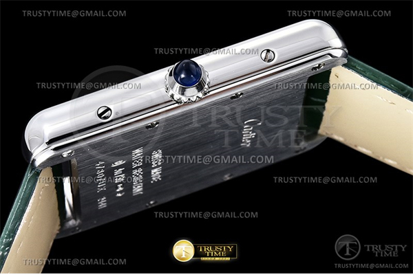 Cartier DR공장 까르띠에 탱크 머스트 라지 그린다이얼 악어스트랩 Cartier Tank Must SS_LE Green DRF Swiss Qtz 레플리카 11번 이미지 - 시계 | 세미샵 레플리카 사이트